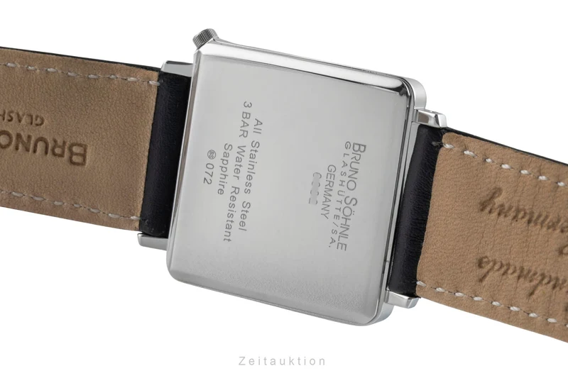 Bruno Söhnle Glashütte Rondo III Big steel quartz men's watch 17-13072-243 [2506461]