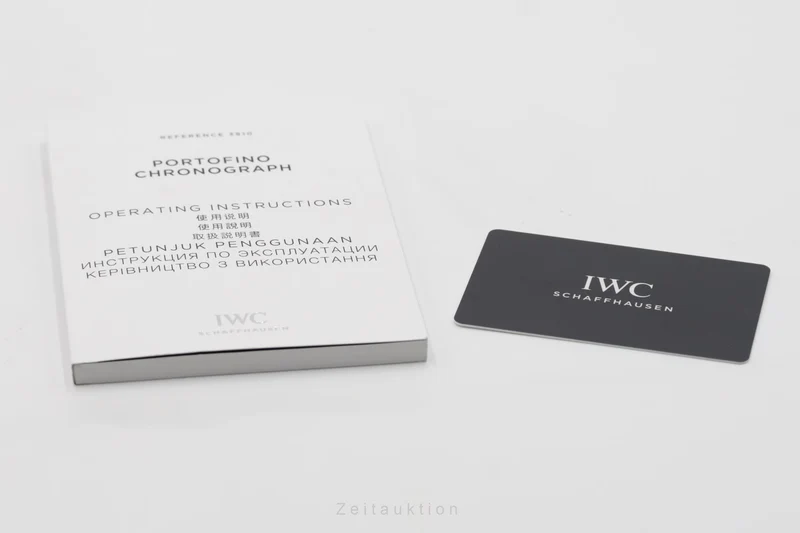 IWC Portofino chronograph steel automatic men's watch IW391008 LP: 7100EUR [2505661]