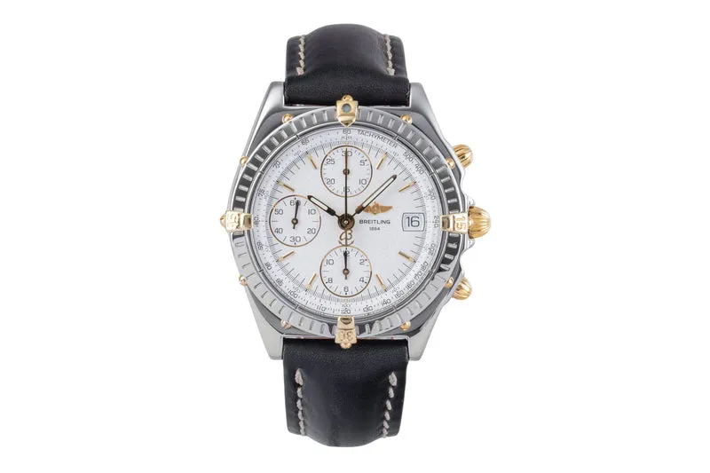 Breitling Chronomat chronograph gilt / steel automatic men's watch B13050.1 [2505379]
