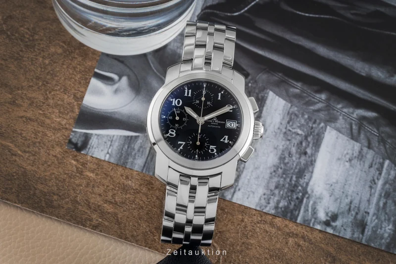 Baume & Mercier Capeland chronograph steel automatic men's watch MOAO6859 MV045216 [2504974]