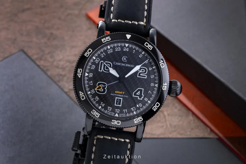 Chronoswiss Timemaster steel automatic men's watch CH2535 [2505837]