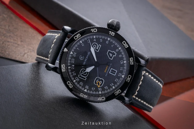 Chronoswiss Timemaster steel automatic men's watch CH2535 [2505837]