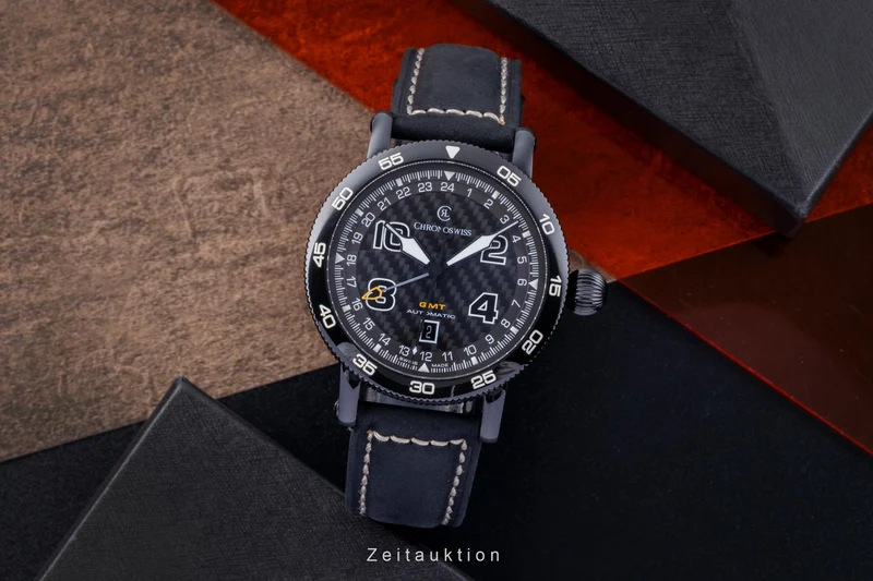 Chronoswiss Timemaster steel automatic men's watch CH2535 [2505837]