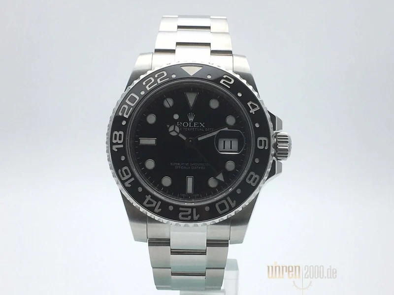 Rolex GMT-Master II Edelstahl 116710LN gebraucht aus 2011 LC100