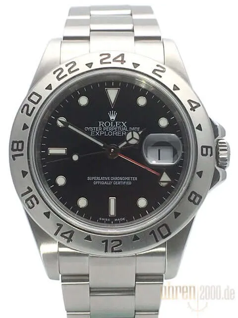 Rolex Explorer II Ref. 16570 Zifferblatt Schwarz aus 2006 D-Serial LC100