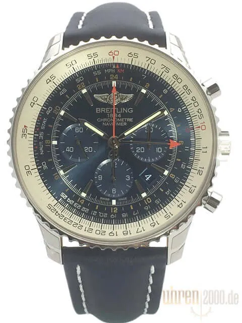 Breitling Navitimer GMT Aurora Blue Limited Edition Ref. AB04411A.C937.101X.A20BA.1