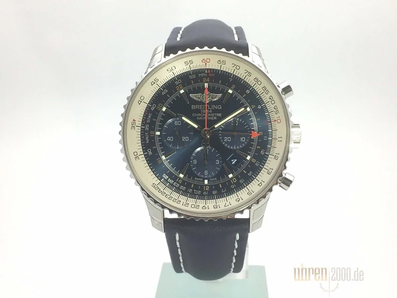 Breitling Navitimer GMT Aurora Blue Limited Edition Ref. AB04411A.C937.101X.A20BA.1