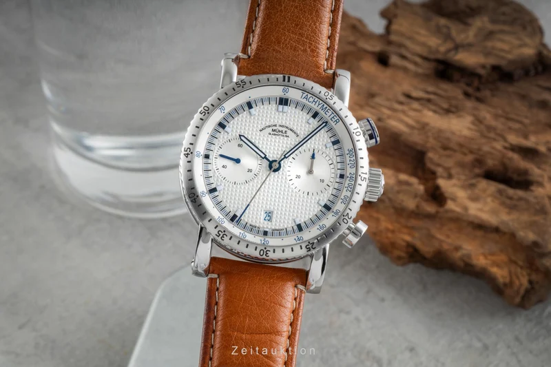 Mühle Teutonia I chronograph steel automatic men's watch M1-29-65-200LB [2506092]
