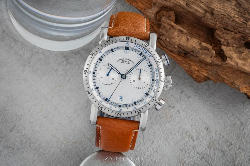 Mühle Teutonia I chronograph steel automatic men's watch M1-29-65-200LB [2506092]