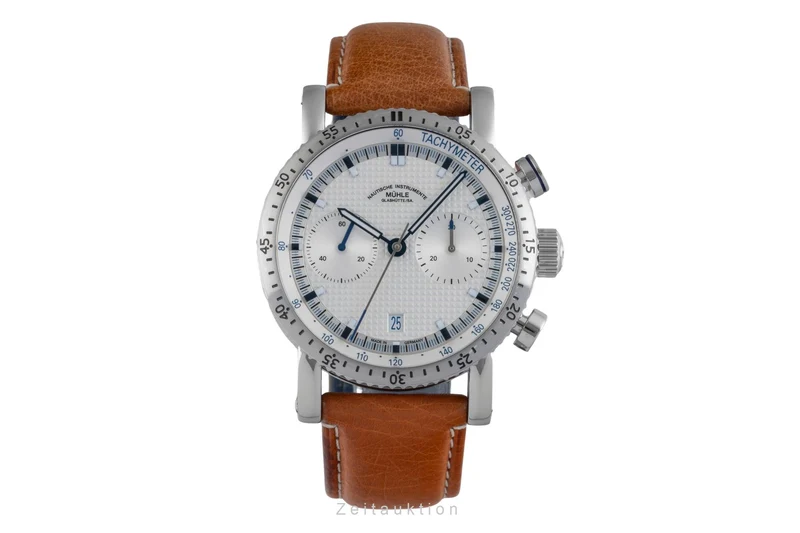 Mühle Teutonia I chronograph steel automatic men's watch M1-29-65-200LB [2506092]