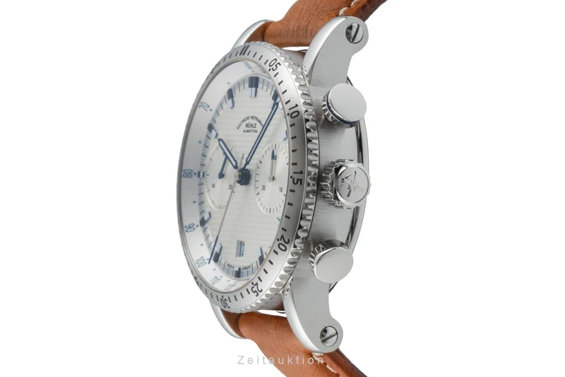 Mühle Teutonia I chronograph steel automatic men's watch M1-29-65-200LB [2506092]