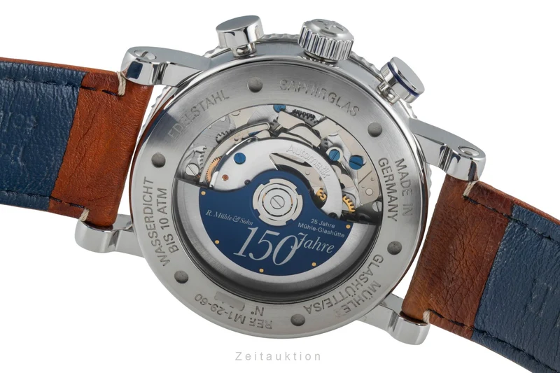 Mühle Teutonia I chronograph steel automatic men's watch M1-29-65-200LB [2506092]