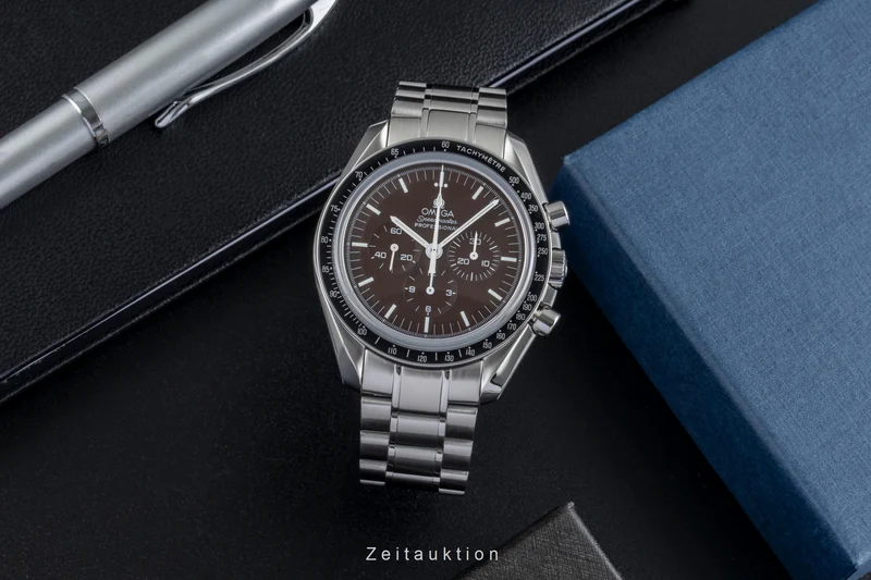 Omega Speedmaster Moonwatch chronograph steel manual winding men's watch 311.30.42.30.13.001 LP: 8300EUR [2505633]