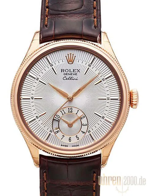 Rolex Cellini Dual Time 50525 Silber