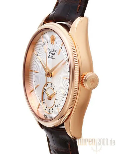 Rolex Cellini Dual Time 50525 Silber