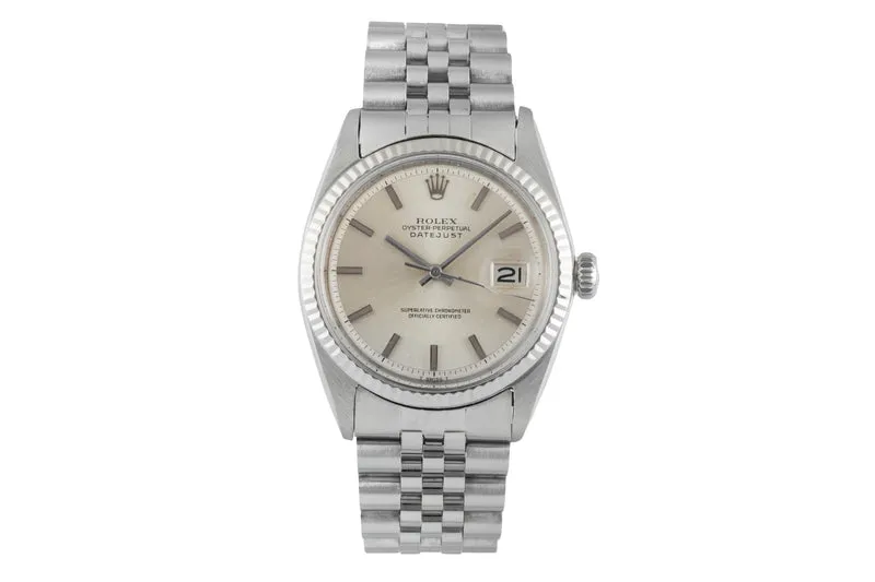 Rolex Datejust steel / white gold automatic men's watch 1601 Vintage [2505767]