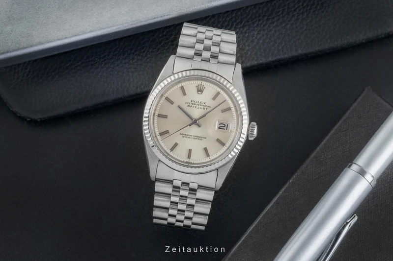 Rolex Datejust steel / white gold automatic men's watch 1601 Vintage [2505767]