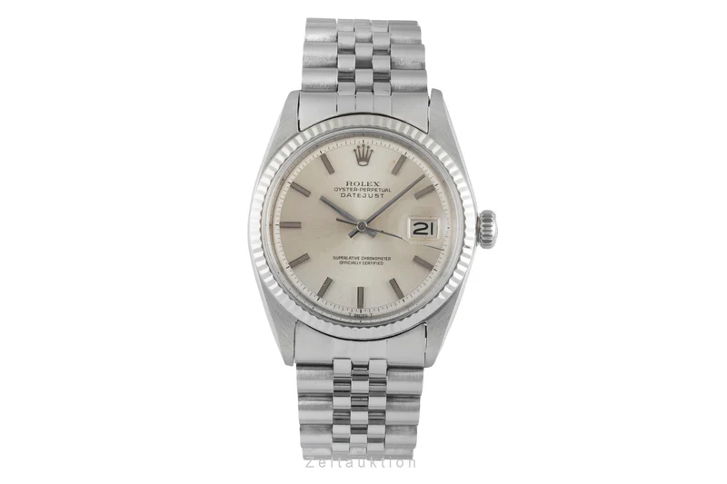 Rolex Datejust steel / white gold automatic men's watch 1601 Vintage [2505767]