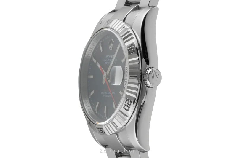 Rolex Datejust Turn-O-Graph steel / white gold automatic men's watch 116264 [2506264]
