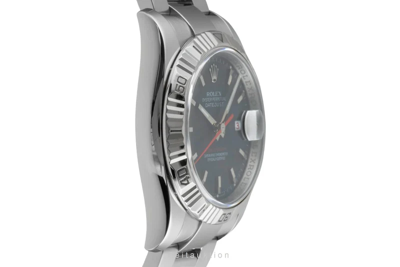 Rolex Datejust Turn-O-Graph steel / white gold automatic men's watch 116264 [2506264]