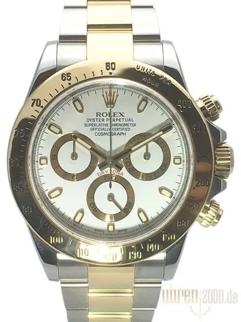 Rolex Daytona Cosmograph 40 Edelstahl Gelbgold 116523 aus 2012