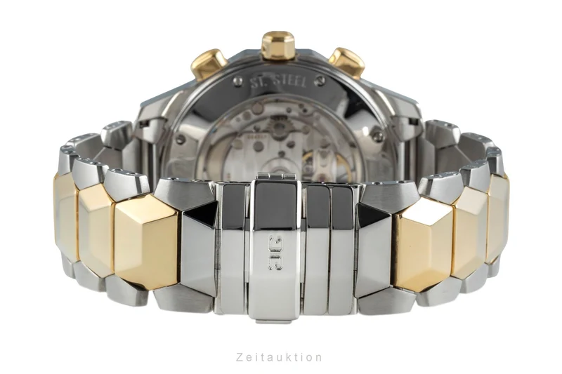 Glashütte Sport chronograph steel / gold automatic men's watch 1-10-66-12-11-04 [2502736]
