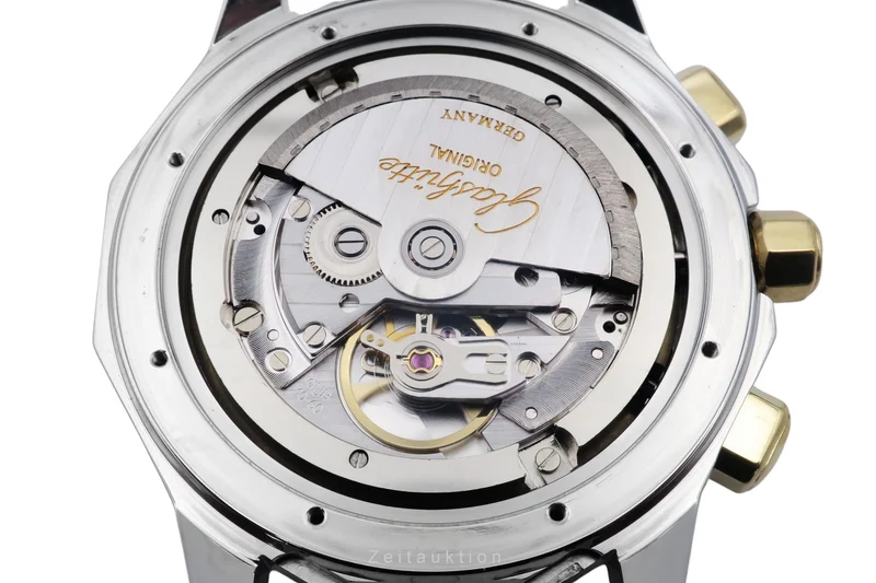 Glashütte Sport chronograph steel / gold automatic men's watch 1-10-66-12-11-04 [2502736]