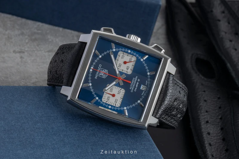 Tag Heuer Monaco chronograph steel automatic men's watch CAW2111.FC6183 LP: 7900EUR [2505316]