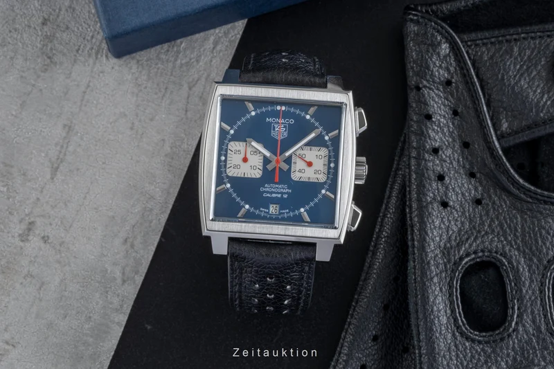 Tag Heuer Monaco chronograph steel automatic men's watch CAW2111.FC6183 LP: 7900EUR [2505316]