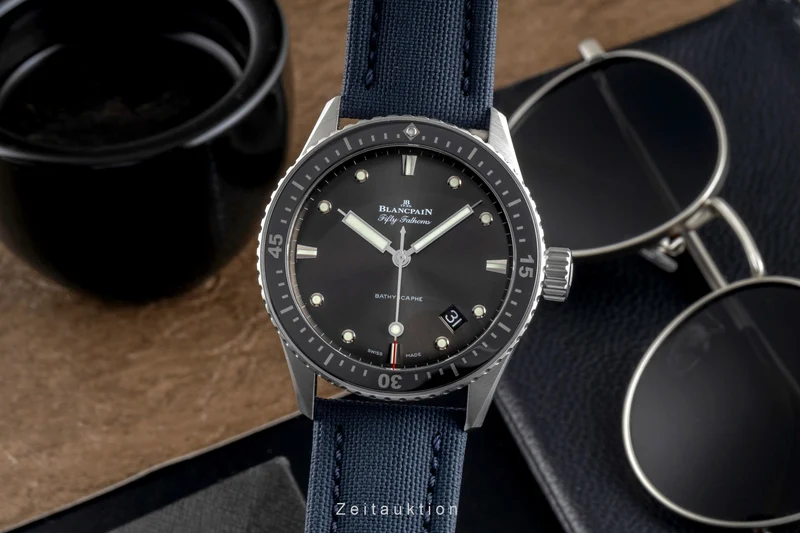 Blancpain Fifty Fathoms steel automatic men's watch 5000-1110-B52A [2505894]