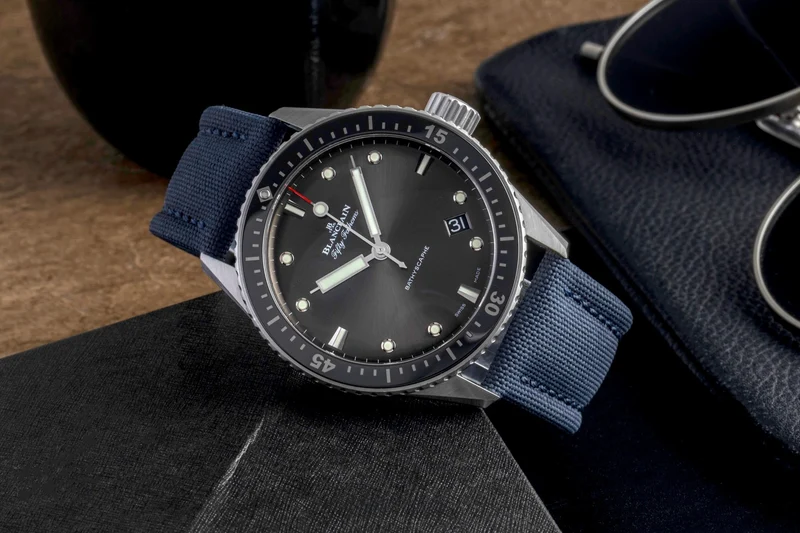 Blancpain Fifty Fathoms steel automatic men's watch 5000-1110-B52A [2505894]