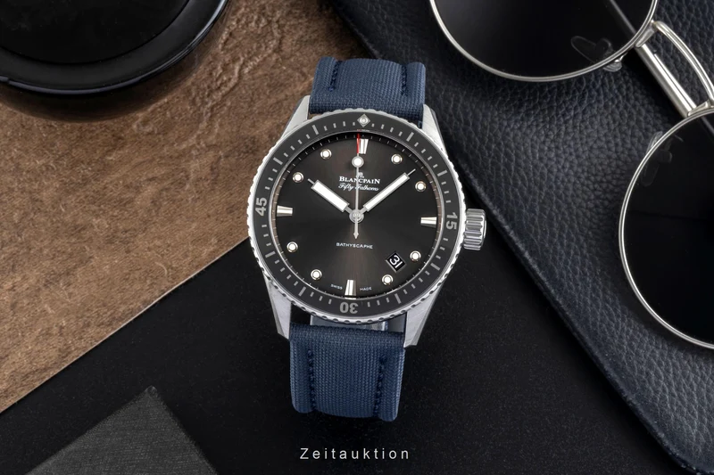 Blancpain Fifty Fathoms steel automatic men's watch 5000-1110-B52A [2505894]