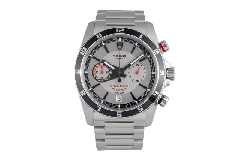 Tudor Grantour chronograph steel automatic men's watch 20550 [2505930]
