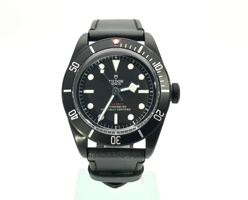 Tudor Heritage Black Bay Automatik Dark 79230DK Lederband