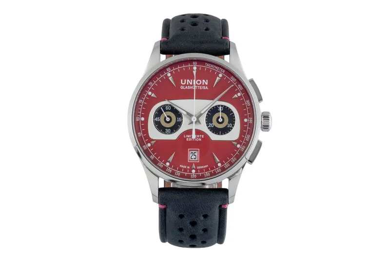Union Glashütte Noramis chronograph steel automatic men's watch D008.427.16.421.09 Limited [2506211]