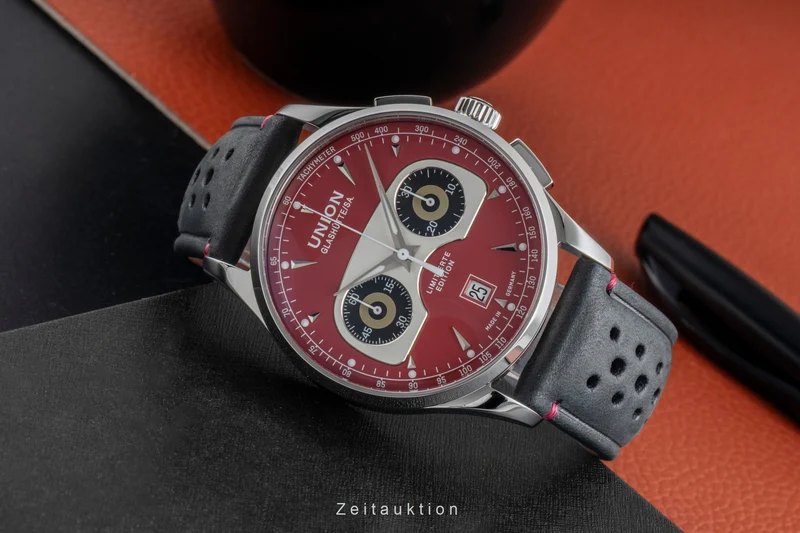Union Glashütte Noramis chronograph steel automatic men's watch D008.427.16.421.09 Limited [2506211]