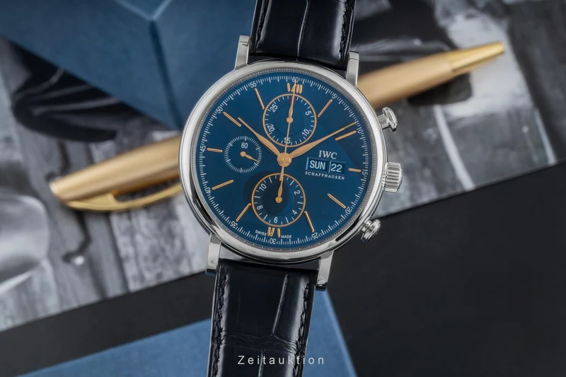 IWC Portofino chronograph steel automatic men's watch IW391036 [2505801]