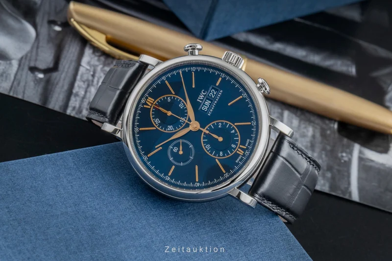 IWC Portofino chronograph steel automatic men's watch IW391036 [2505801]