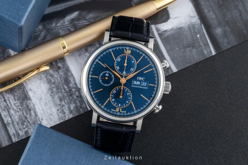IWC Portofino chronograph steel automatic men's watch IW391036 [2505801]