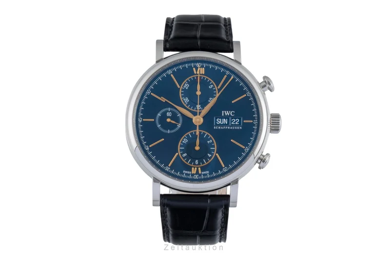 IWC Portofino chronograph steel automatic men's watch IW391036 [2505801]