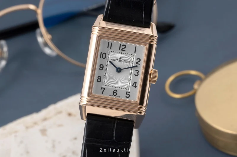 Jaeger LeCoultre Reverso 18 ct red gold manual winding women's watch Q2662430, 211.2.44 LP: 26200EUR [2505417]