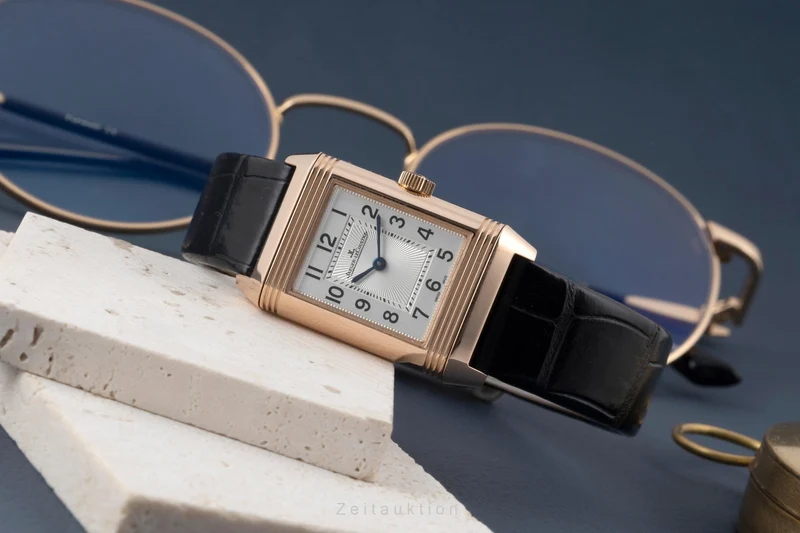 Jaeger LeCoultre Reverso 18 ct red gold manual winding women's watch Q2662430, 211.2.44 LP: 26200EUR [2505417]