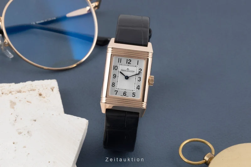 Jaeger LeCoultre Reverso 18 ct red gold manual winding women's watch Q2662430, 211.2.44 LP: 26200EUR [2505417]