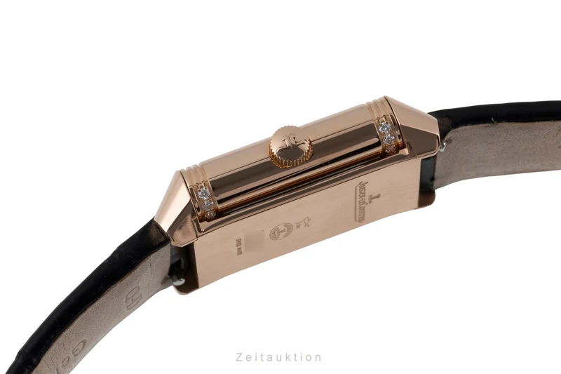 Jaeger LeCoultre Reverso 18 ct red gold manual winding women's watch Q2662430, 211.2.44 LP: 26200EUR [2505417]