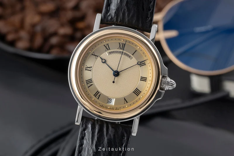 Breguet Marine steel / gold automatic men's watch 3400 [2505402]