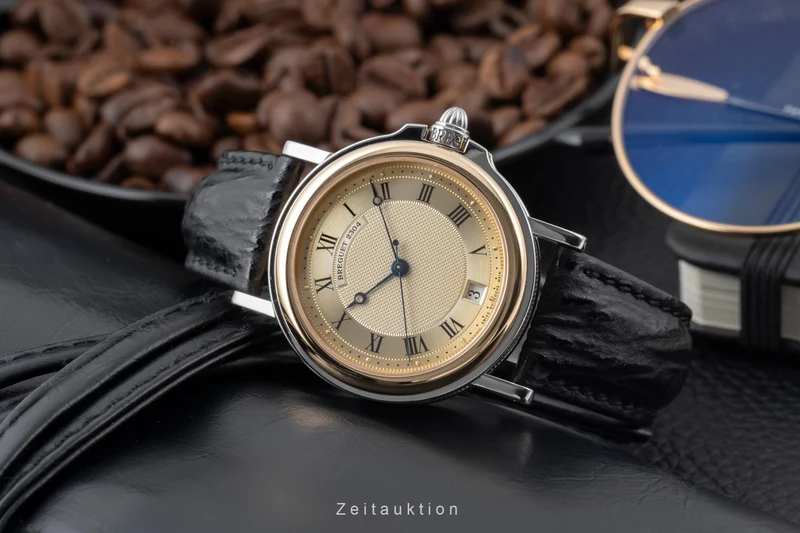 Breguet Marine steel / gold automatic men's watch 3400 [2505402]