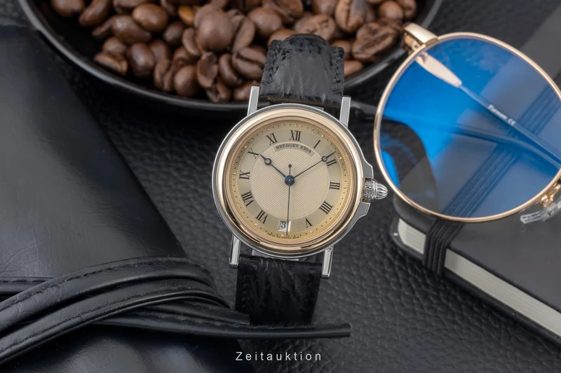 Breguet Marine steel / gold automatic men's watch 3400 [2505402]