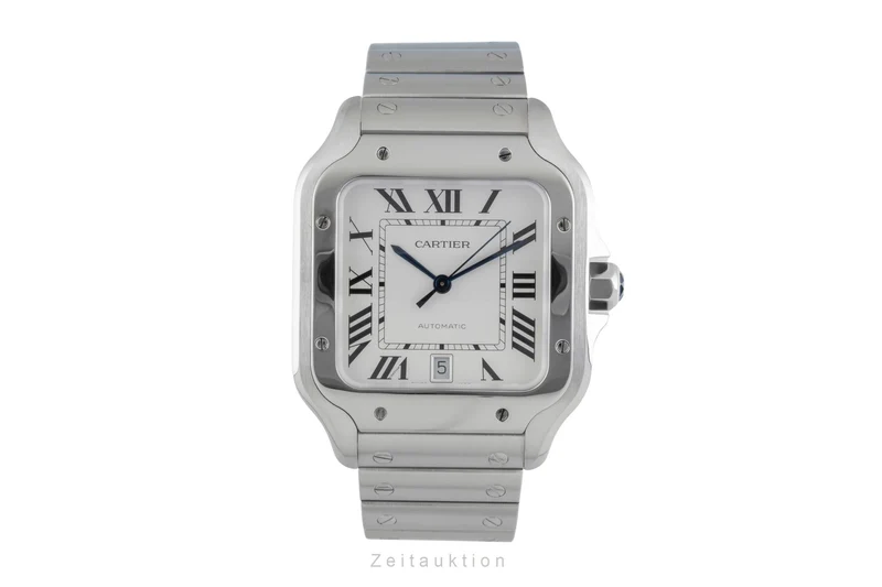 Cartier Santos steel automatic men's watch WSSA0009 LP: 8850EUR [2505651]