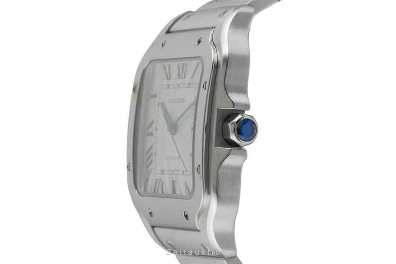 Cartier Santos steel automatic men's watch WSSA0009 LP: 8850EUR [2505651]