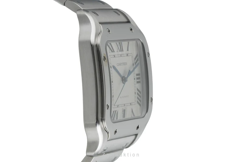 Cartier Santos steel automatic men's watch WSSA0009 LP: 8850EUR [2505651]